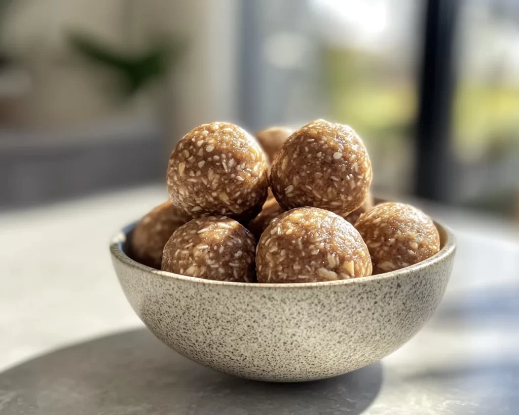 Healthy Munchies: Peanut Butter Energy Balls in 10 Minutes