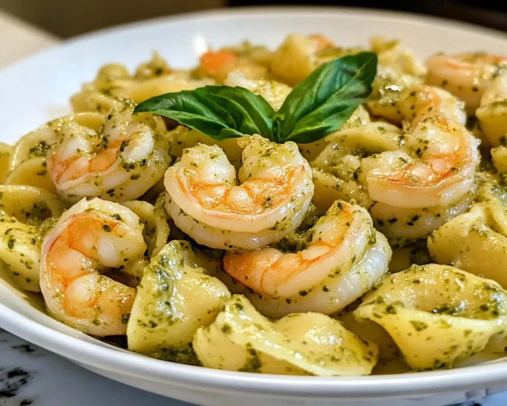 Spring Dinner Ideas: Creamy Pesto Shrimp Pasta in 20 Minutes