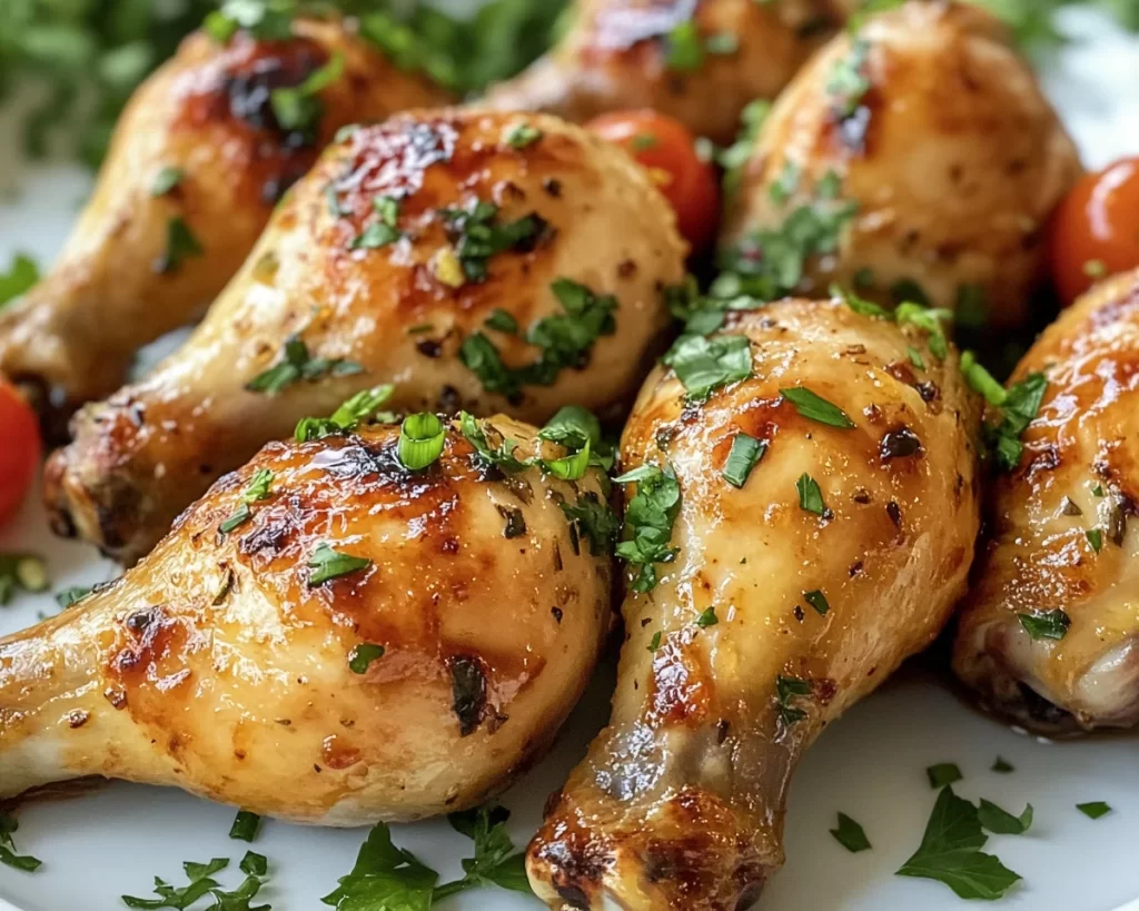 Easy Dinner Recipes for Family: Baked Honey Garlic Chicken Drumsticks in 30 Minutes