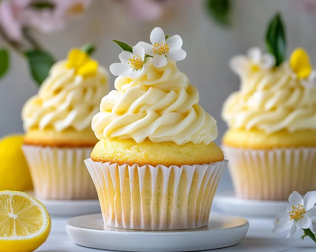 Spring Cupcakes: Lemon Cream Cheese Cupcakes in 7 Steps