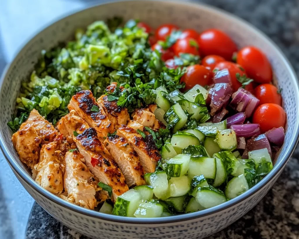 Healthy Easy Recipes: Greek Chicken Power Bowl in 20 Minutes