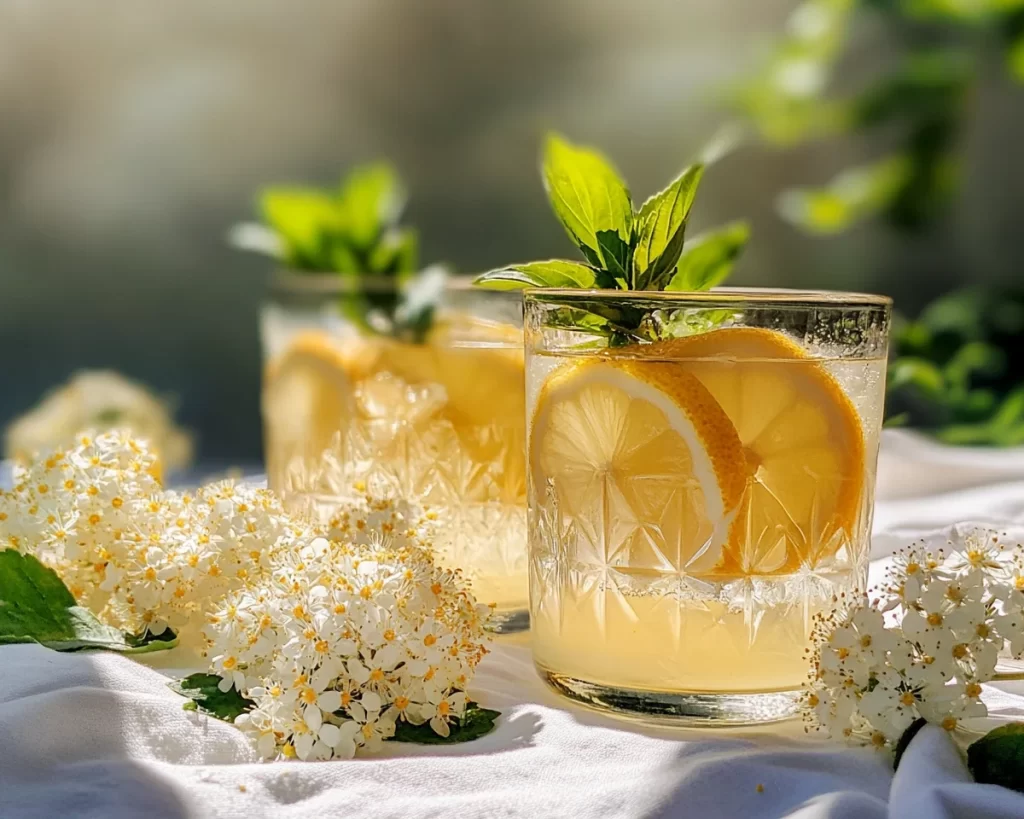Spring Drinks: Sparkling Elderflower Lemonade in 10 Minutes