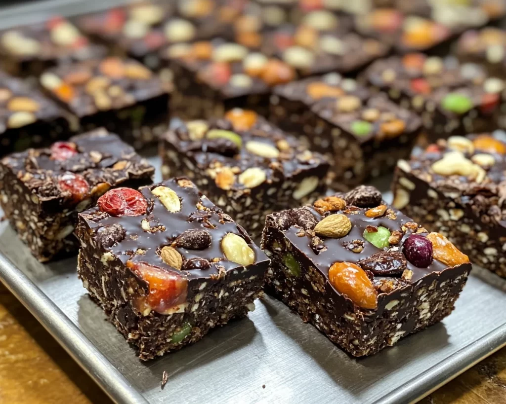 Healthy Munchies: Dark Chocolate Trail Mix Bites in 10 Minutes