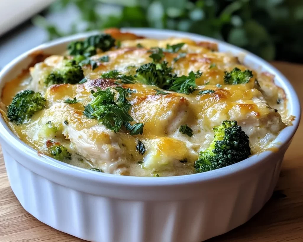Easy Dinner Recipes for Family: Creamy Broccoli Chicken Bake in 25 Minutes