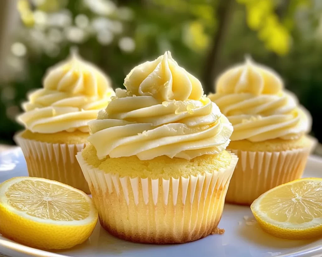 Spring Cupcakes: Lemon Almond Cupcakes in 5 Steps
