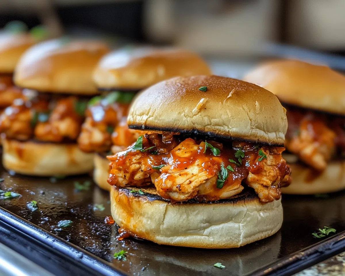 Summer Dinner Ideas: BBQ Chicken Sliders in 15 Minutes