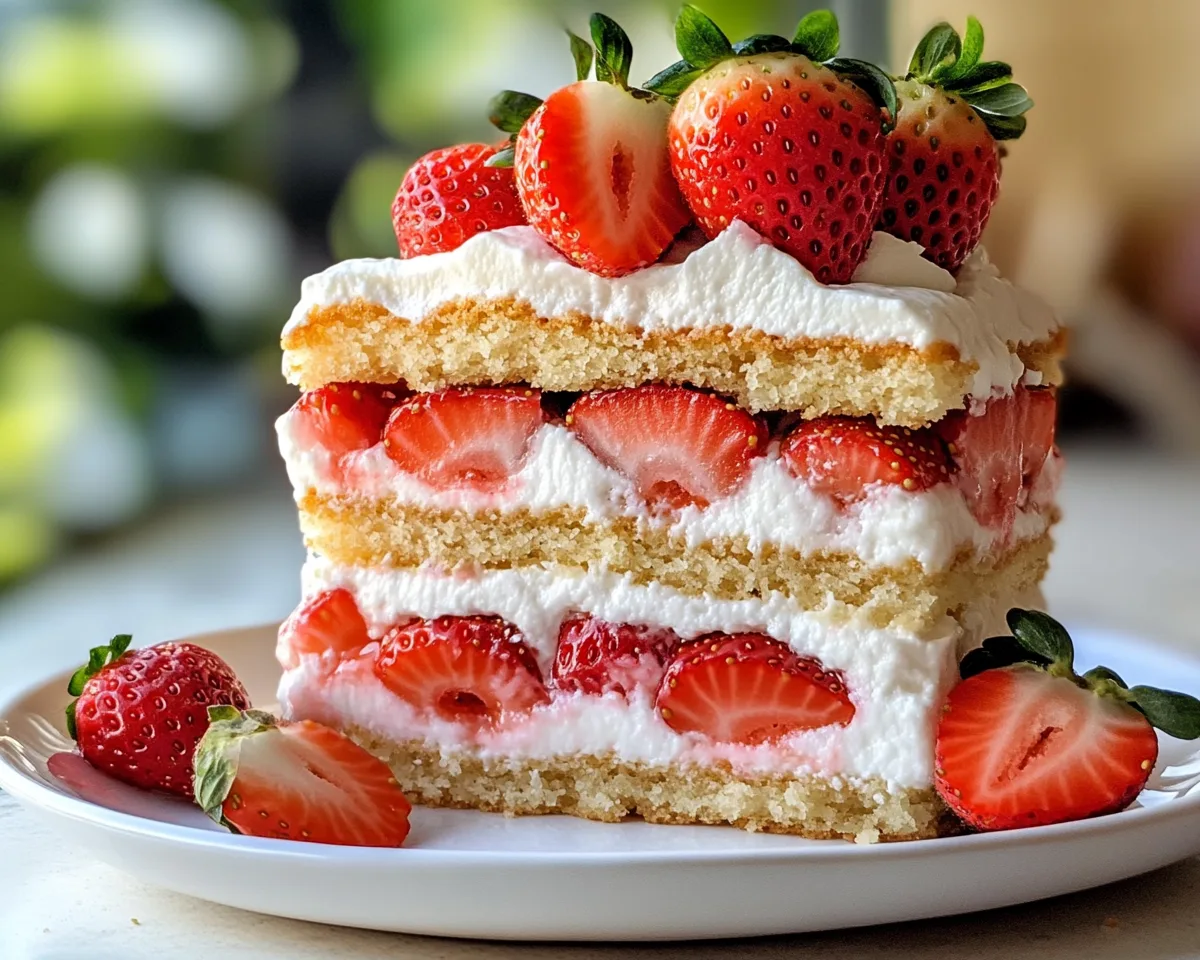Spring Baking: Strawberry Shortcake Cake in 5 Steps