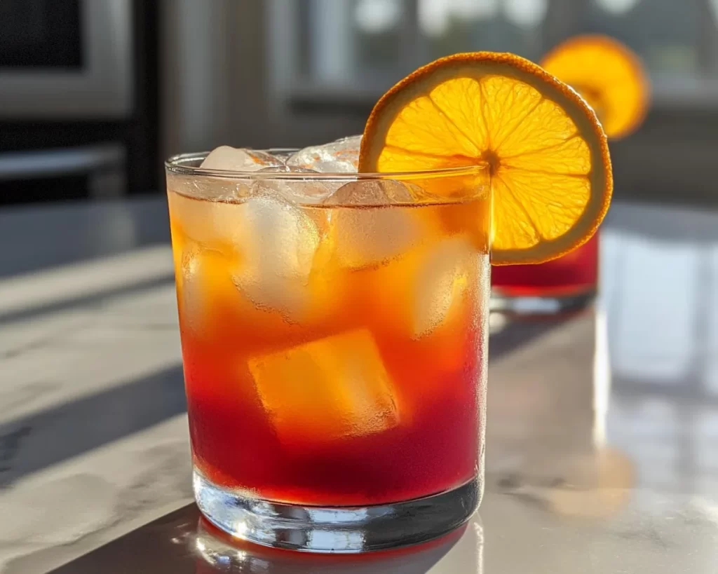 Spring Cocktails: Hibiscus Tequila Sunrise in 10 Minutes