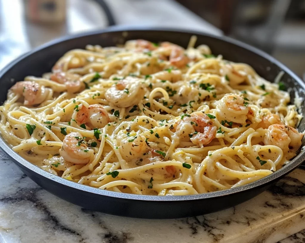 Easy Dinner Recipes for Family: One Pan Creamy Garlic Pasta in 20 Minutes