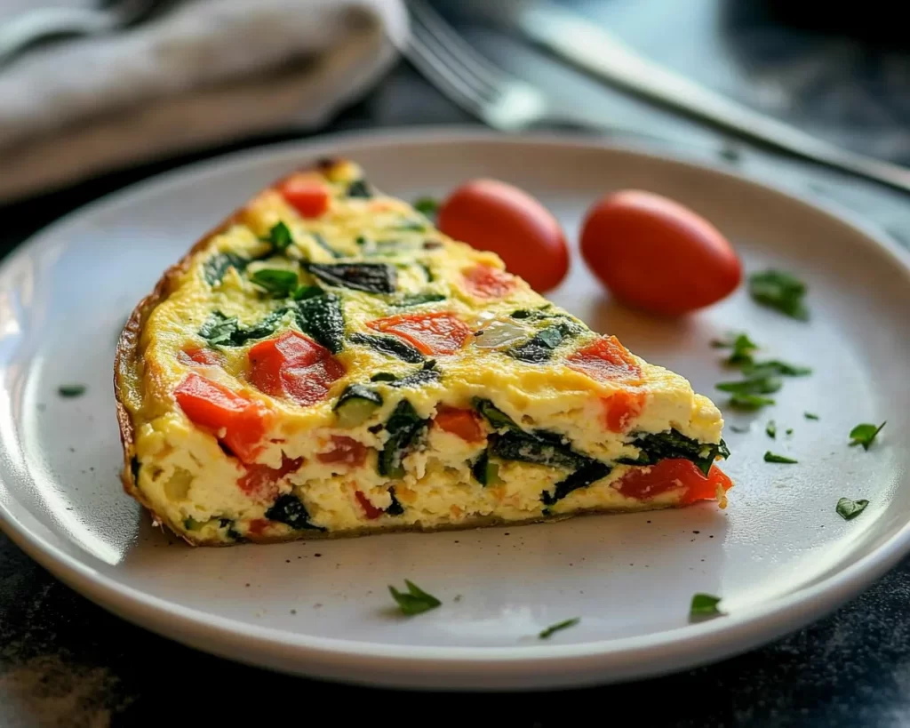 Healthy Easy Recipes: Egg White Veggie Frittata in 20 Minutes