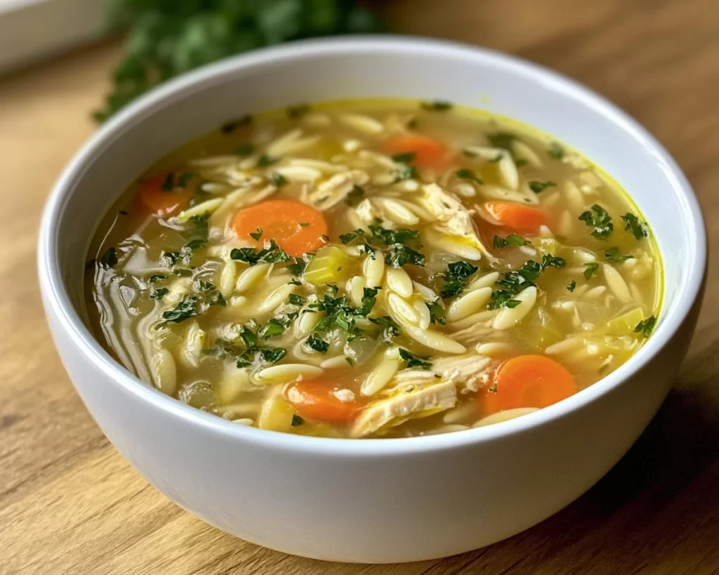 Spring Soup: Lemon Chicken Orzo Soup in 25 Minutes