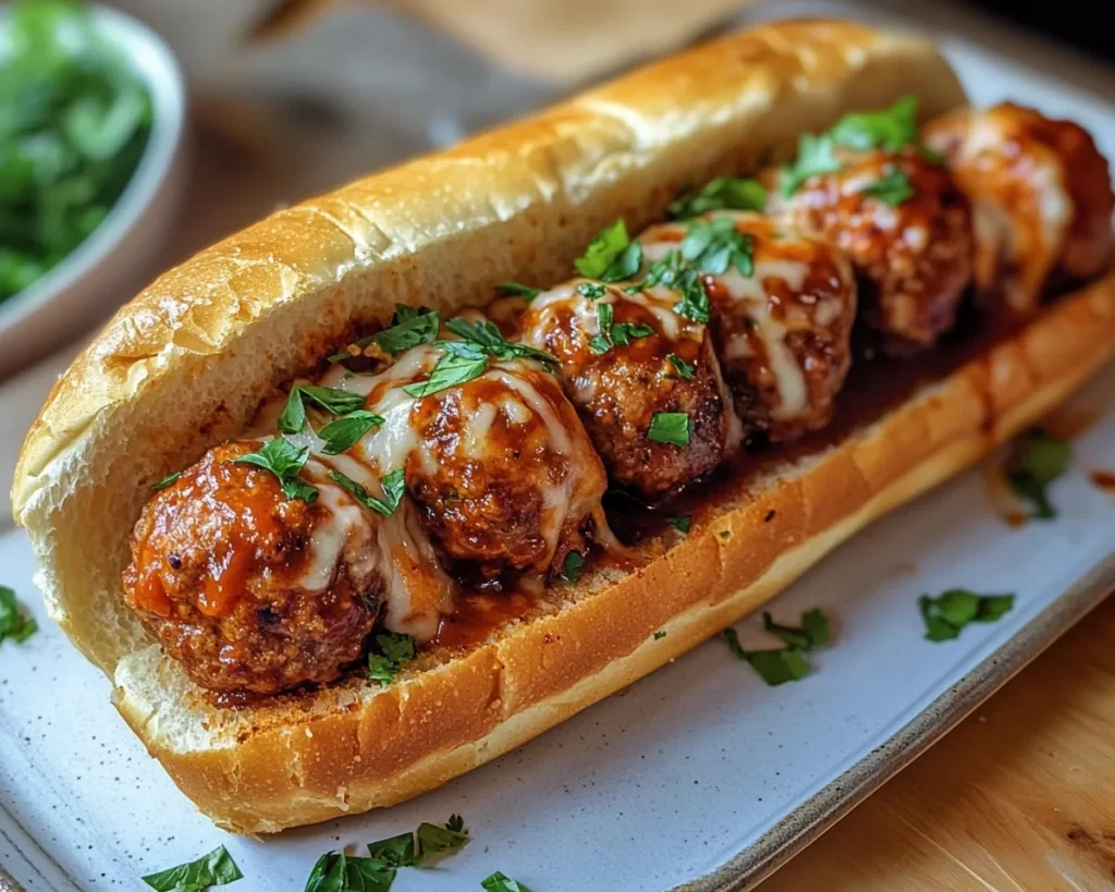 Easy Dinner Recipes for Family: BBQ Meatball Subs in 20 Minutes
