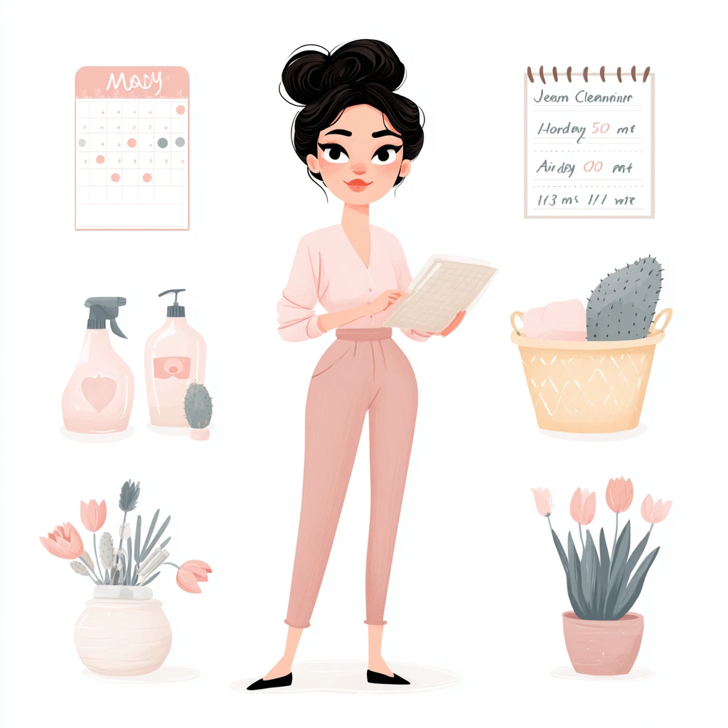 Frugal Women Spring Cleaning Schedule