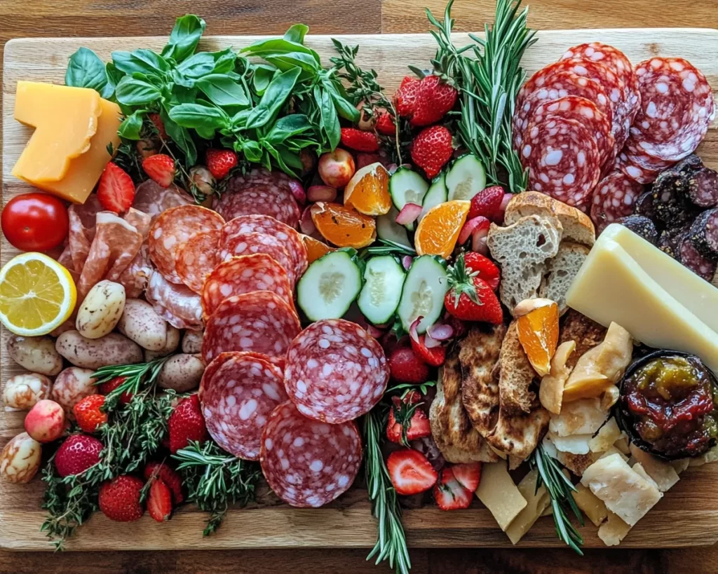 Spring Charcuterie Board Ideas: Garden Fresh Spring Grazing Board in 20 Minutes