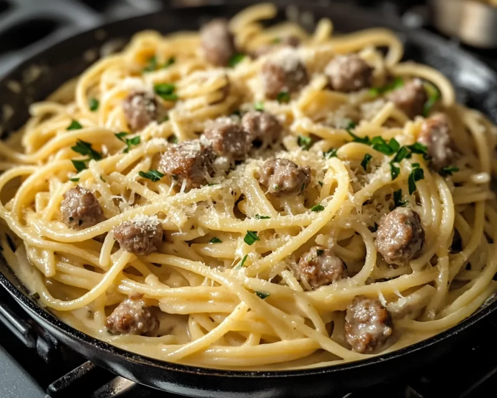 Easy Dinner Recipes for Family: Creamy Sausage Pasta in 20 Minutes