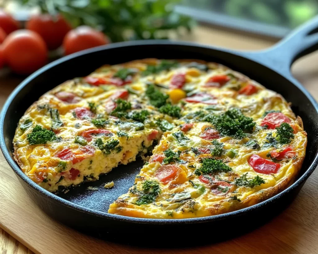 Spring Dinner Ideas: Spring Vegetable Frittata in 20 Minutes