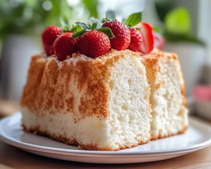 5 Ingredients for Fluffy Angel Food Cake