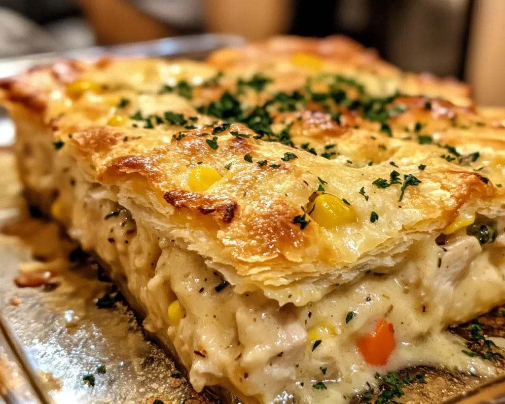 Easy Dinner Recipes for Family: Creamy Chicken Pot Pie Casserole in 30 Minutes