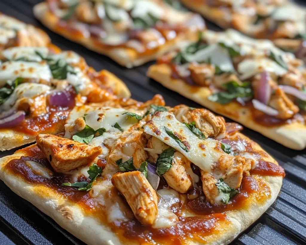 Summer Dinner Ideas: BBQ Chicken Flatbread Pizza in 15 Minutes