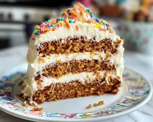 Spring Birthday Cake: Carrot Cake with Cream Cheese Frosting