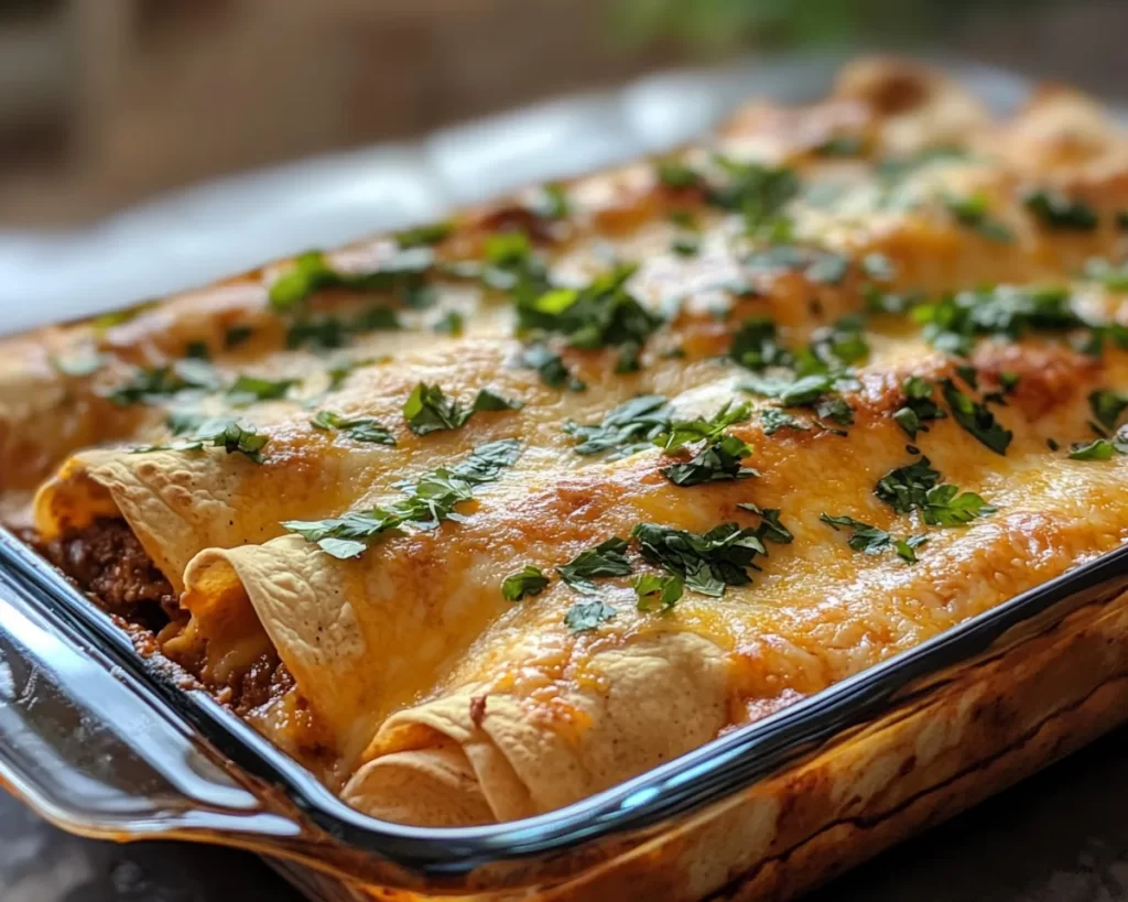 Easy Dinner Recipes for Family: Baked Beef Enchiladas in 30 Minutes