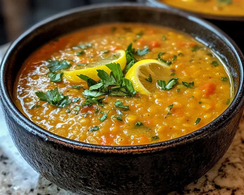 Spring Soup: Zesty Lemon Lentil Soup in 30 Minutes