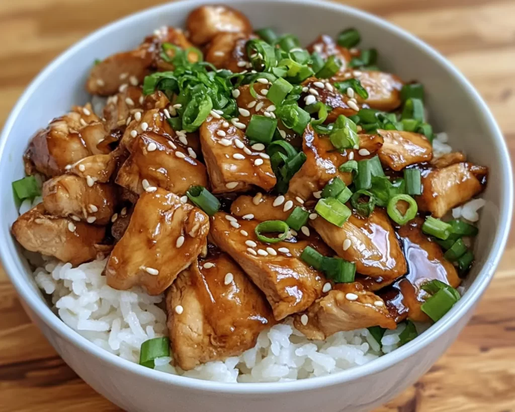 Healthy Easy Recipes: Teriyaki Chicken Rice Bowl in 20 Minutes