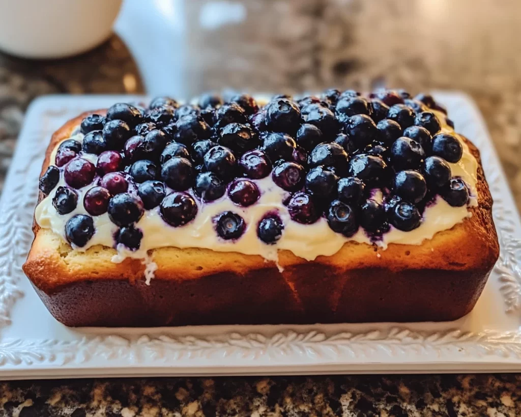 Spring Baking: Blueberry Cream Cheese Bread in 7 Steps
