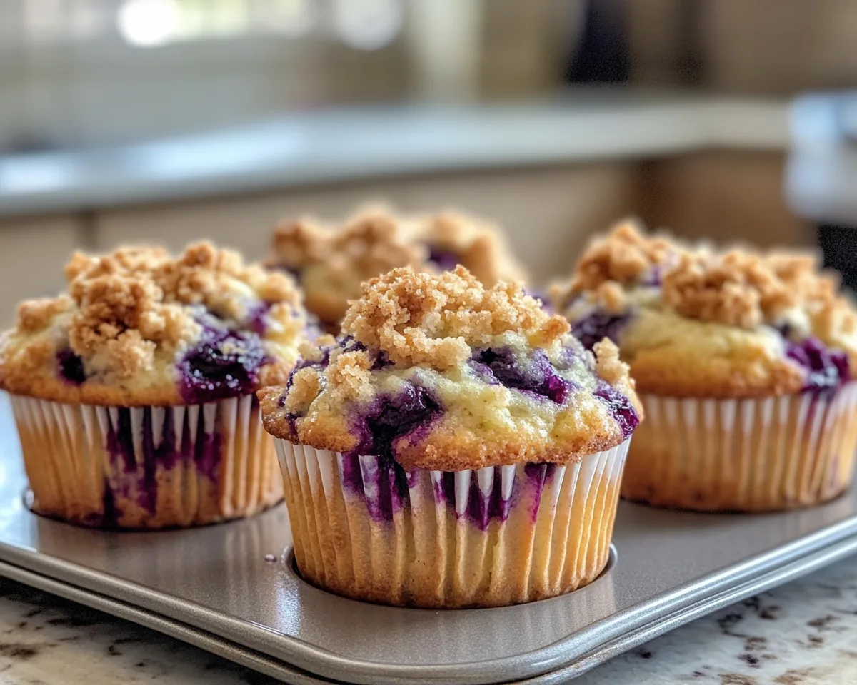 Spring Baking: Blueberry Streusel Muffins in 5 Steps