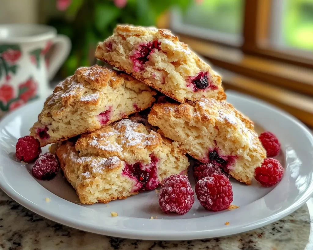 Spring Baking: Almond Berry Scones in 5 Steps