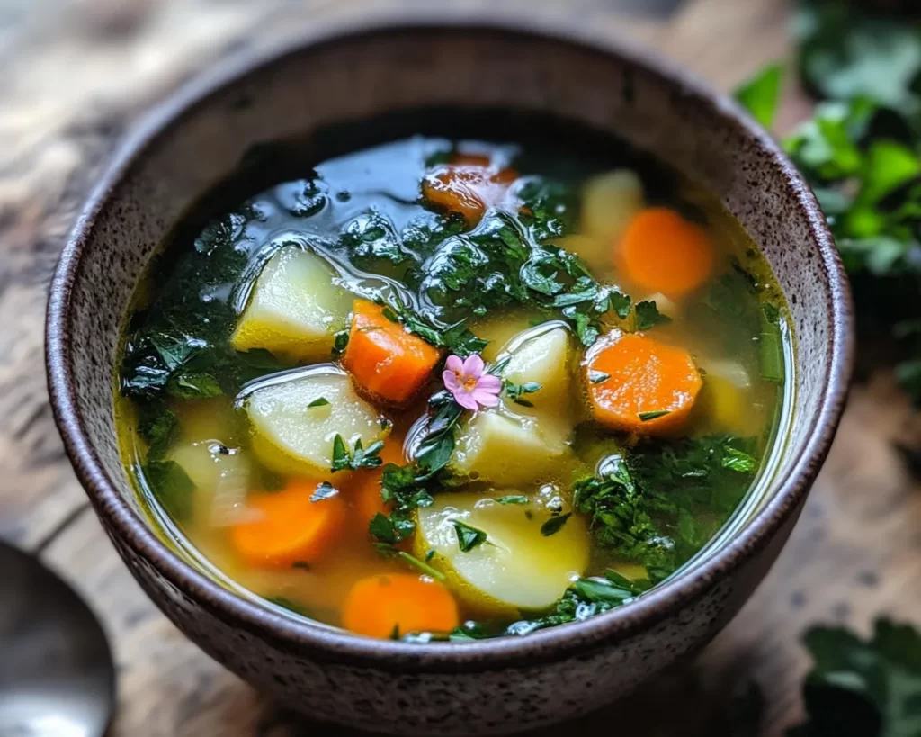 Spring Soup: Spring Vegetable Soup (Light)