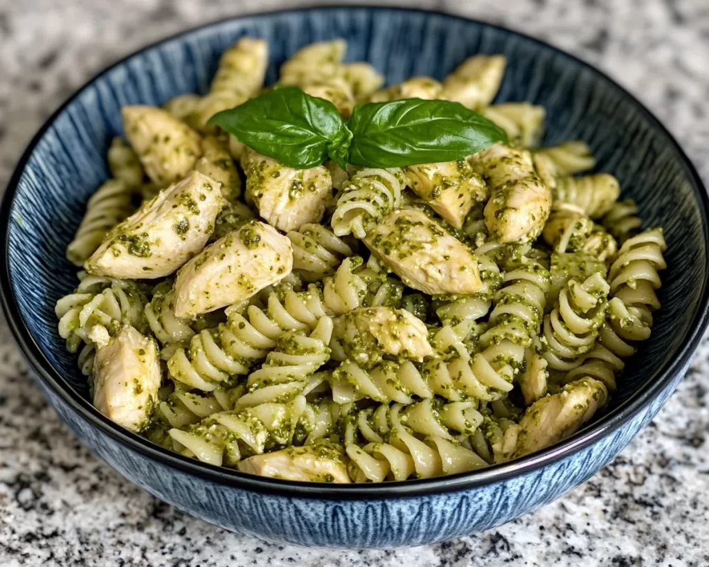 Spring Dinner: Pesto Chicken Pasta in 5 Ingredients