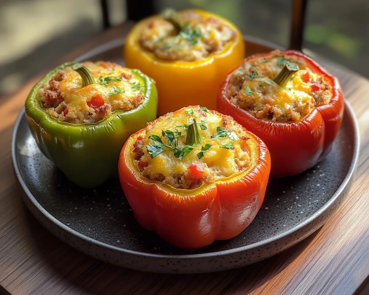 Easy Dinner Recipes for Family: Stuffed Bell Peppers in 7 Steps