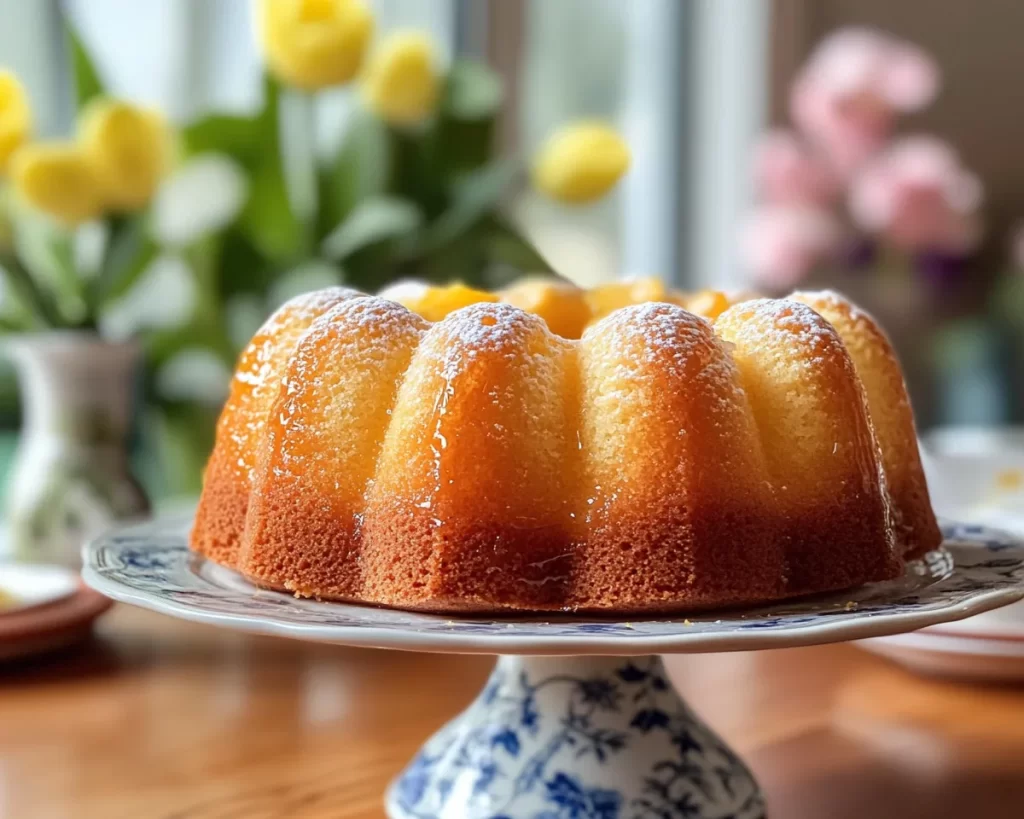 Spring Baking: Lemon Honey Pound Cake in 7 Steps