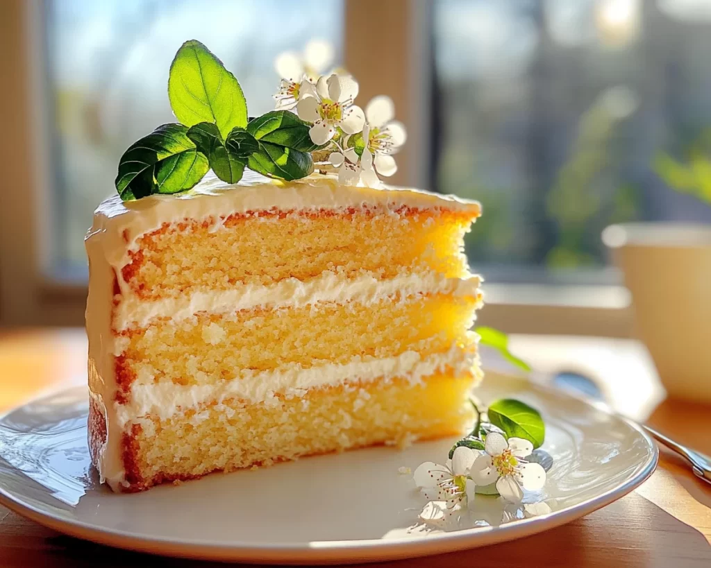 Spring Cake: Lemon Drizzle Layer Cake in 35 Minutes