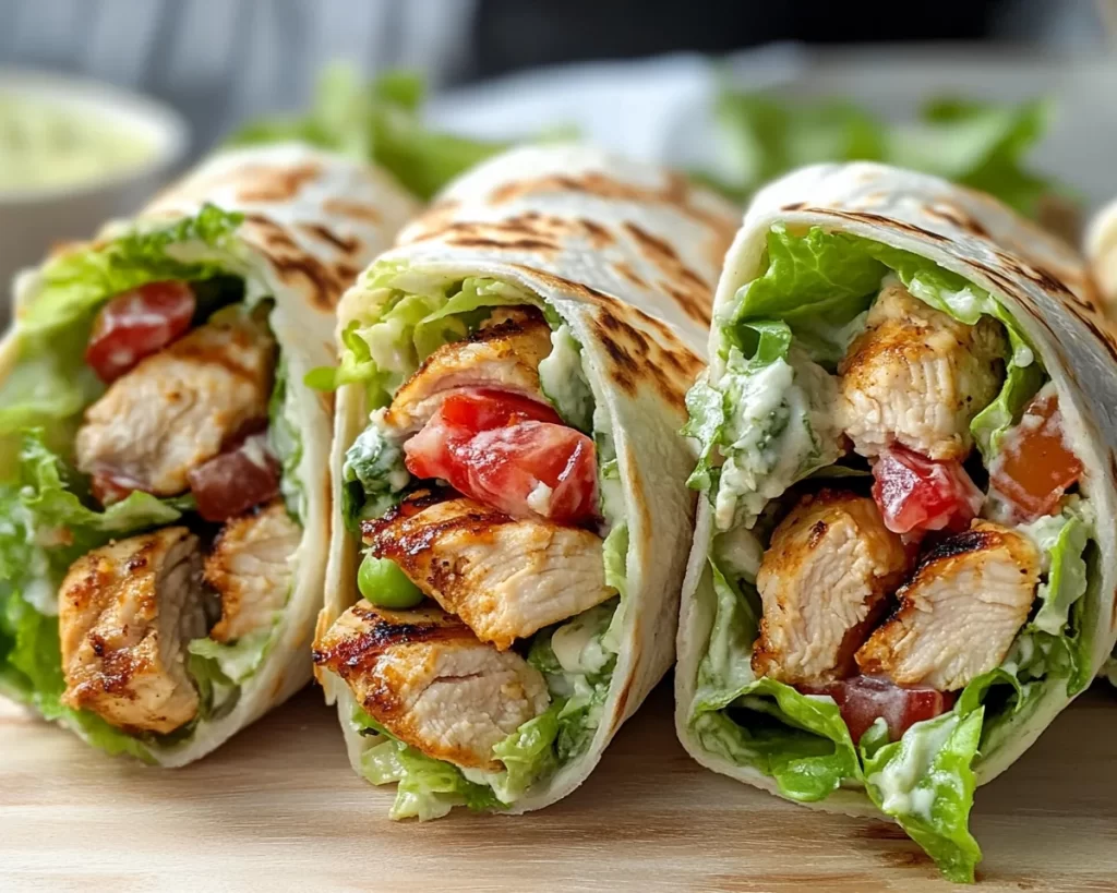 Summer Dinner Ideas: Grilled Chicken Caesar Wraps in 15 Minutes