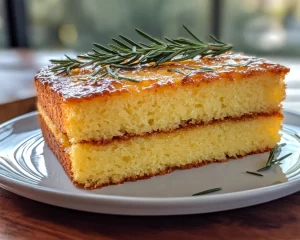 Spring Baking: Lemon Olive Oil Cake With Rosemary in 35 Minutes