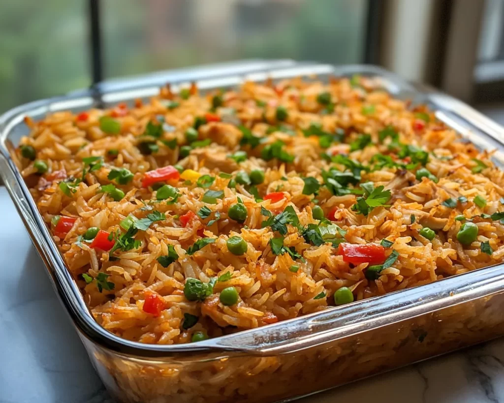 Easy Dinner Recipes for Family: BBQ Chicken Rice Casserole in 30 Minutes