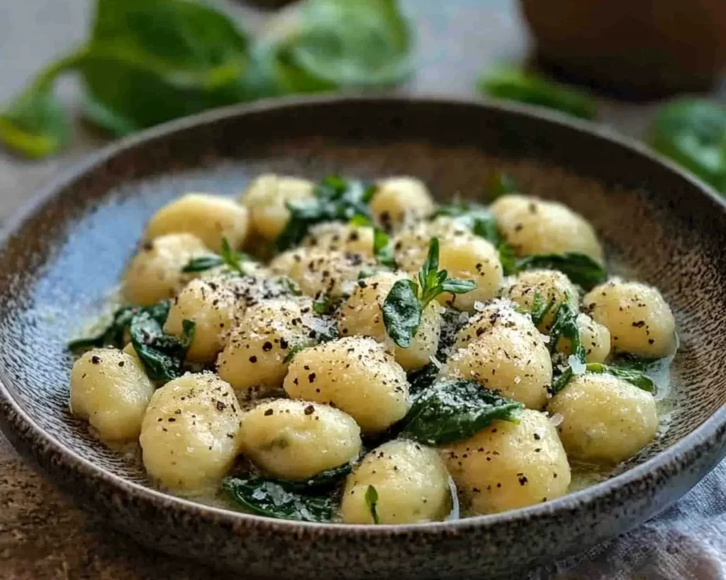 Spring Dinner Ideas: Creamy Spinach Gnocchi in 20 Minutes