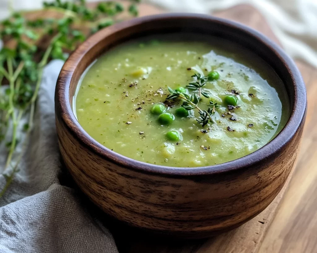 Spring Soup: Creamy Pea & Potato Soup in 25 Minutes