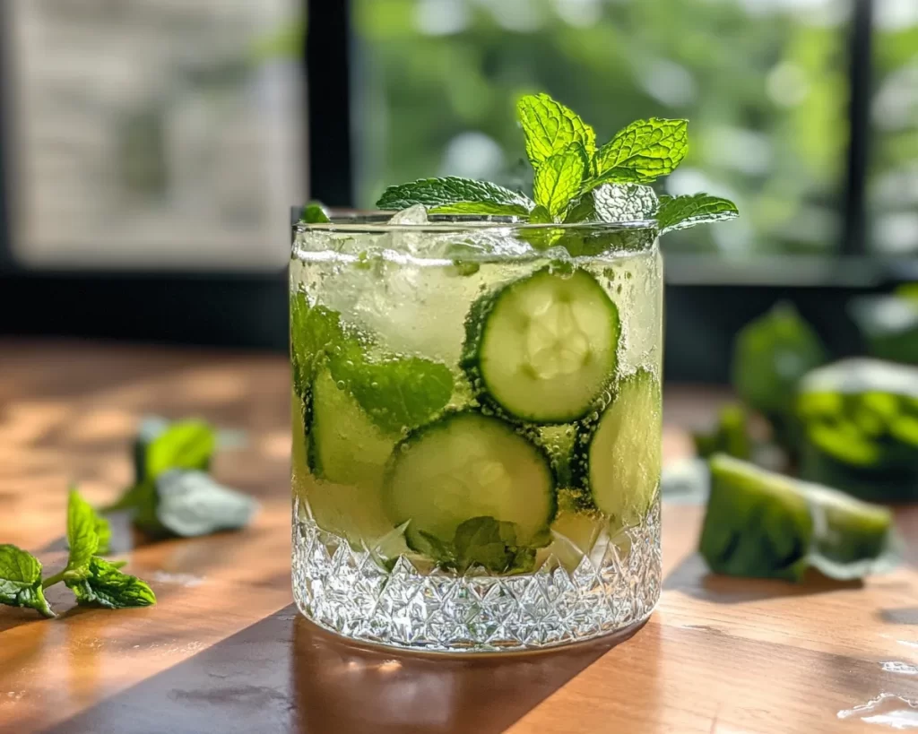 Spring Cocktails: Cucumber Mint Vodka Cooler in 10 Minutes