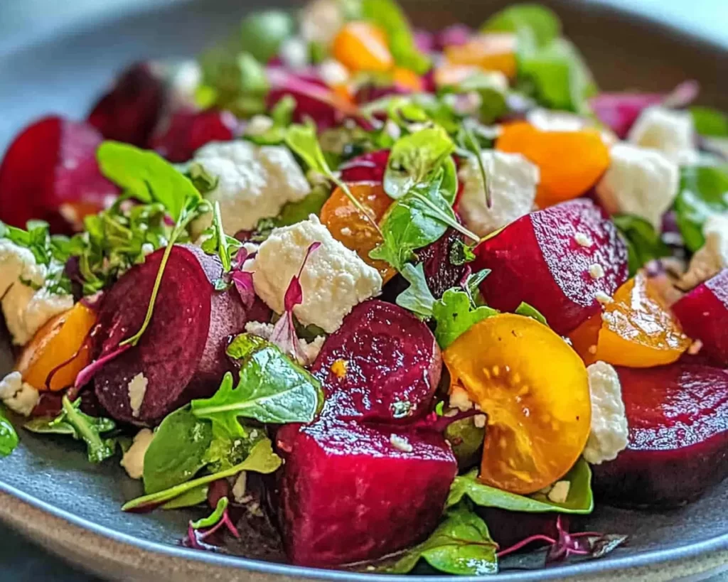 Spring Salads: Roasted Beet and Goat Cheese Salad in 25 Minutes