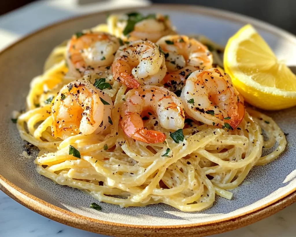 Summer Dinner Ideas: Grilled Lemon Shrimp Pasta in 20 Minutes