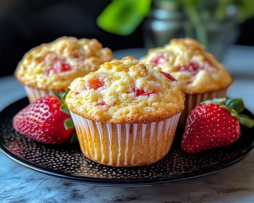 Spring Baking: Strawberry Lemon Muffins in 5 Steps