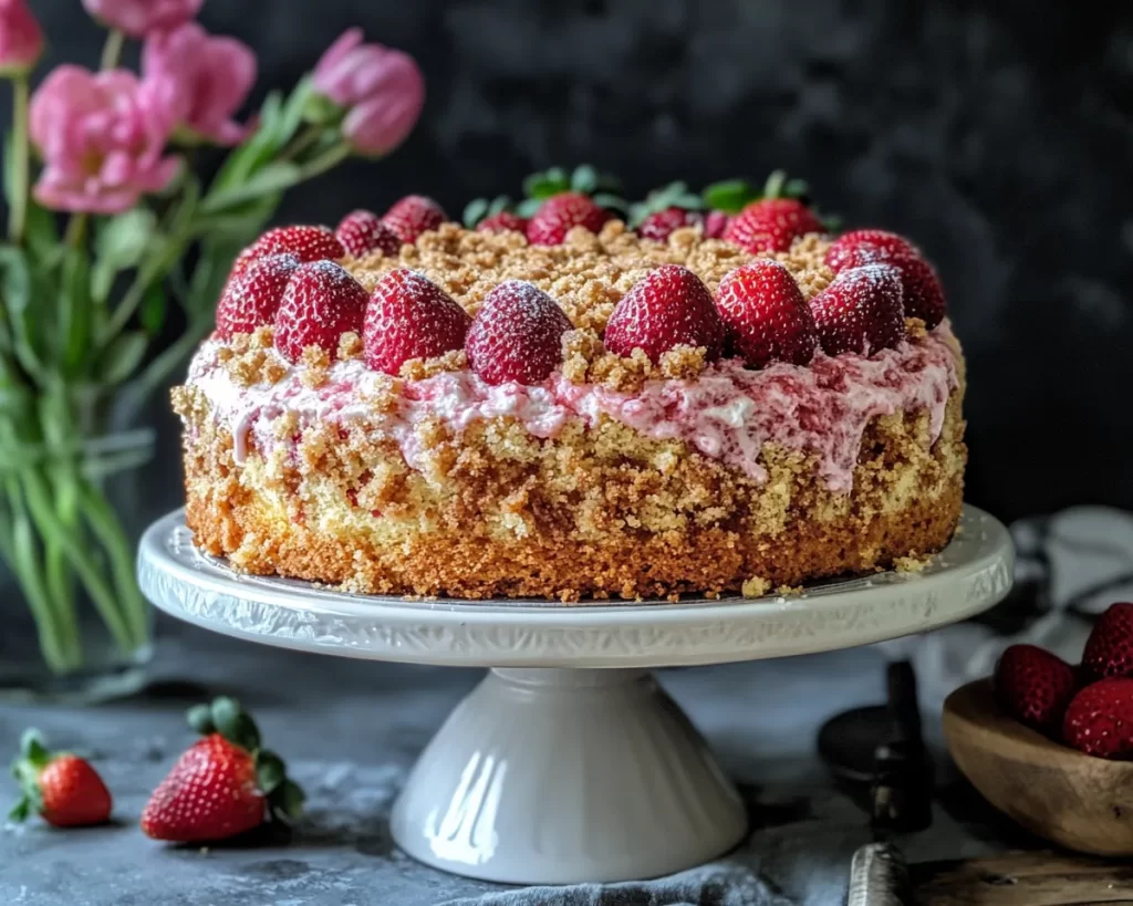 Spring Baking: Strawberry Streusel Cake in 5 Steps