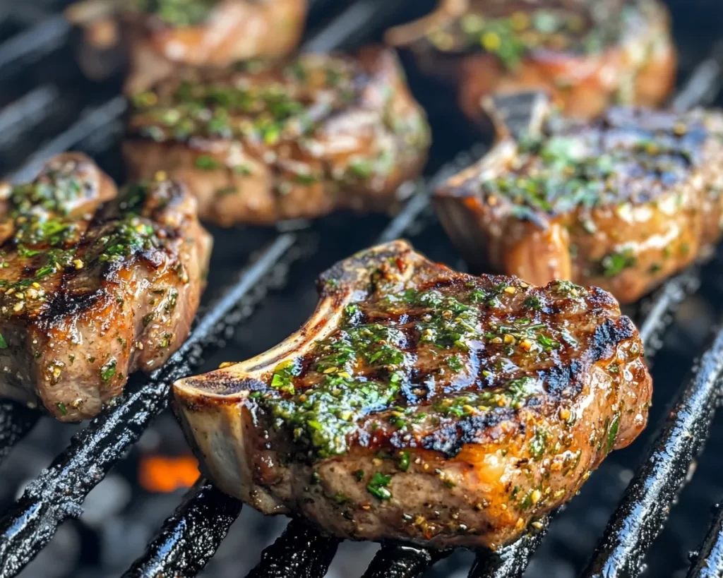 Grilling Recipes: Herb Marinated Grilled Lamb Chops in 25 Minutes