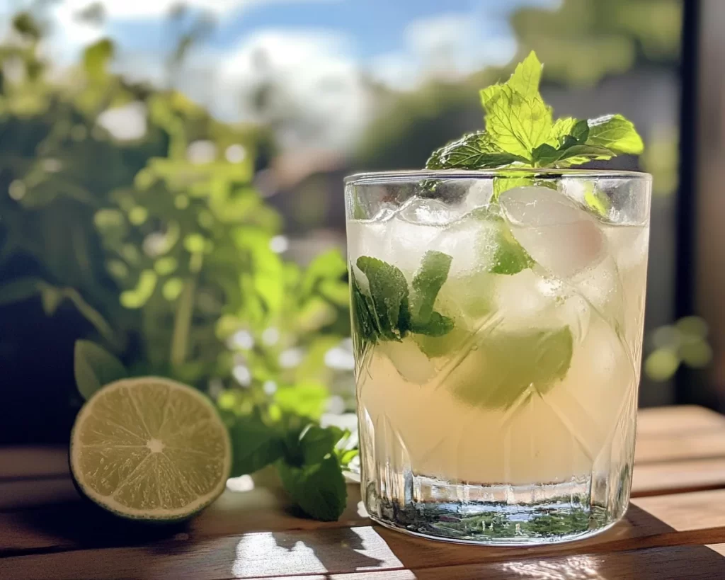 Summer Drinks Nonalcoholic: Coconut Lime Sparkling Punch in 10 Minutes