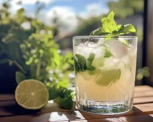 Summer Drinks Nonalcoholic: Coconut Lime Sparkling Punch in 10 Minutes