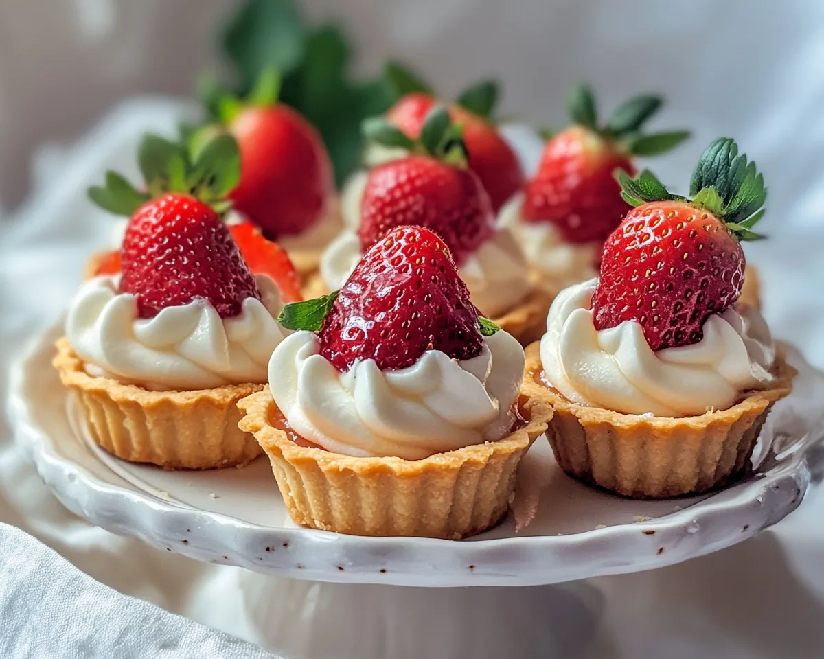 Spring Desserts: Mini Strawberry Tarts in 5 Steps