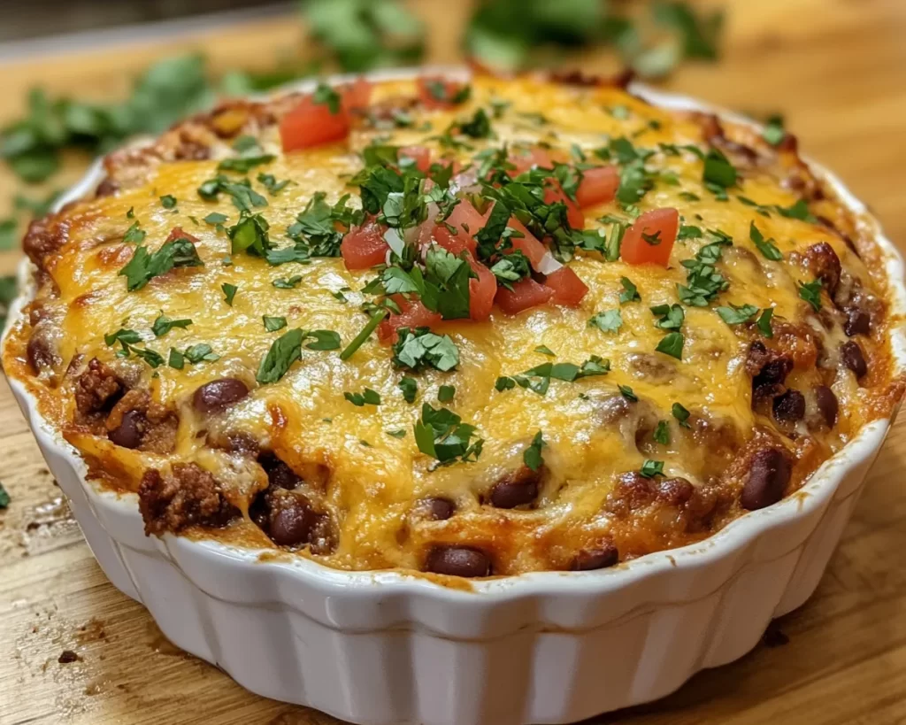 Easy Dinner Recipes for Family: Beef & Bean Burrito Bake in 25 Minutes
